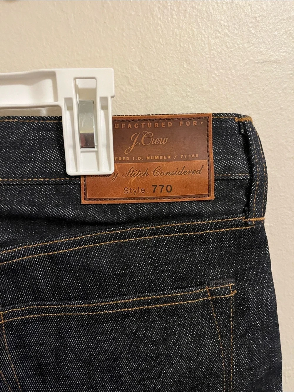 J. Crew Slim Straight Black Denim Jeans